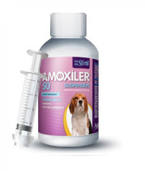 Amoxiler 50 - Amoxicillin Suspension 50 ml.